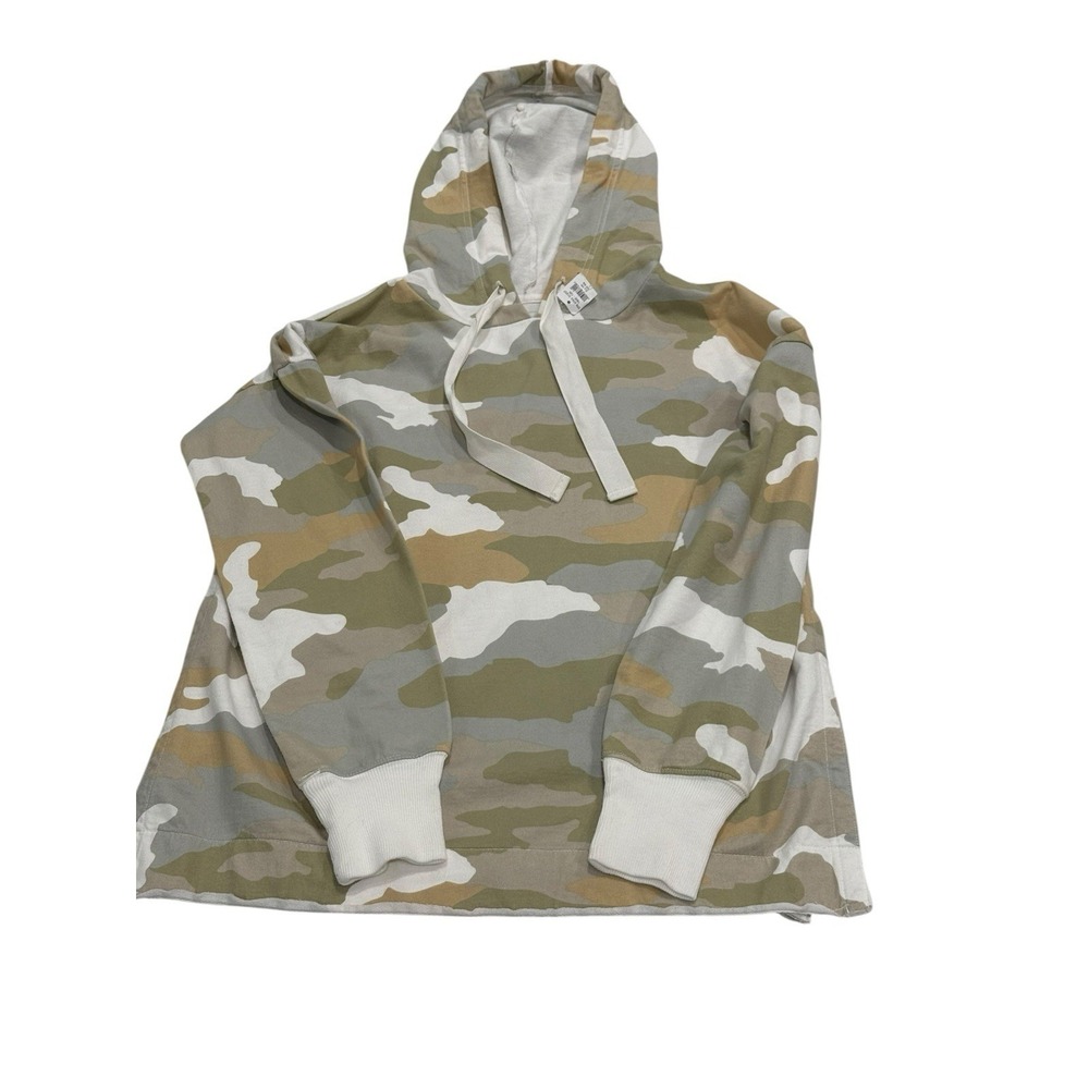 Aerie Women's Camo Pullover Hoodie Cotton oversized Drawstring Long Sleeve XS